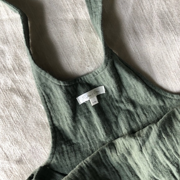 Amazing olive green overall, jumpsuit - Picture 2 of 3